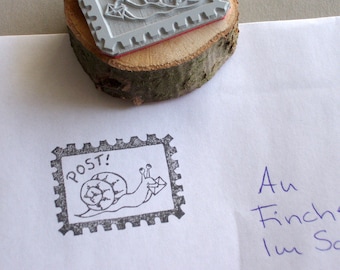 Stamp Snail Post Stamp Snail Letter Stamp Postmark Postmark
