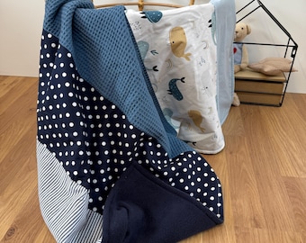 Personalized baby blanket * Baby blanket, puck blanket, baby carriage blanket