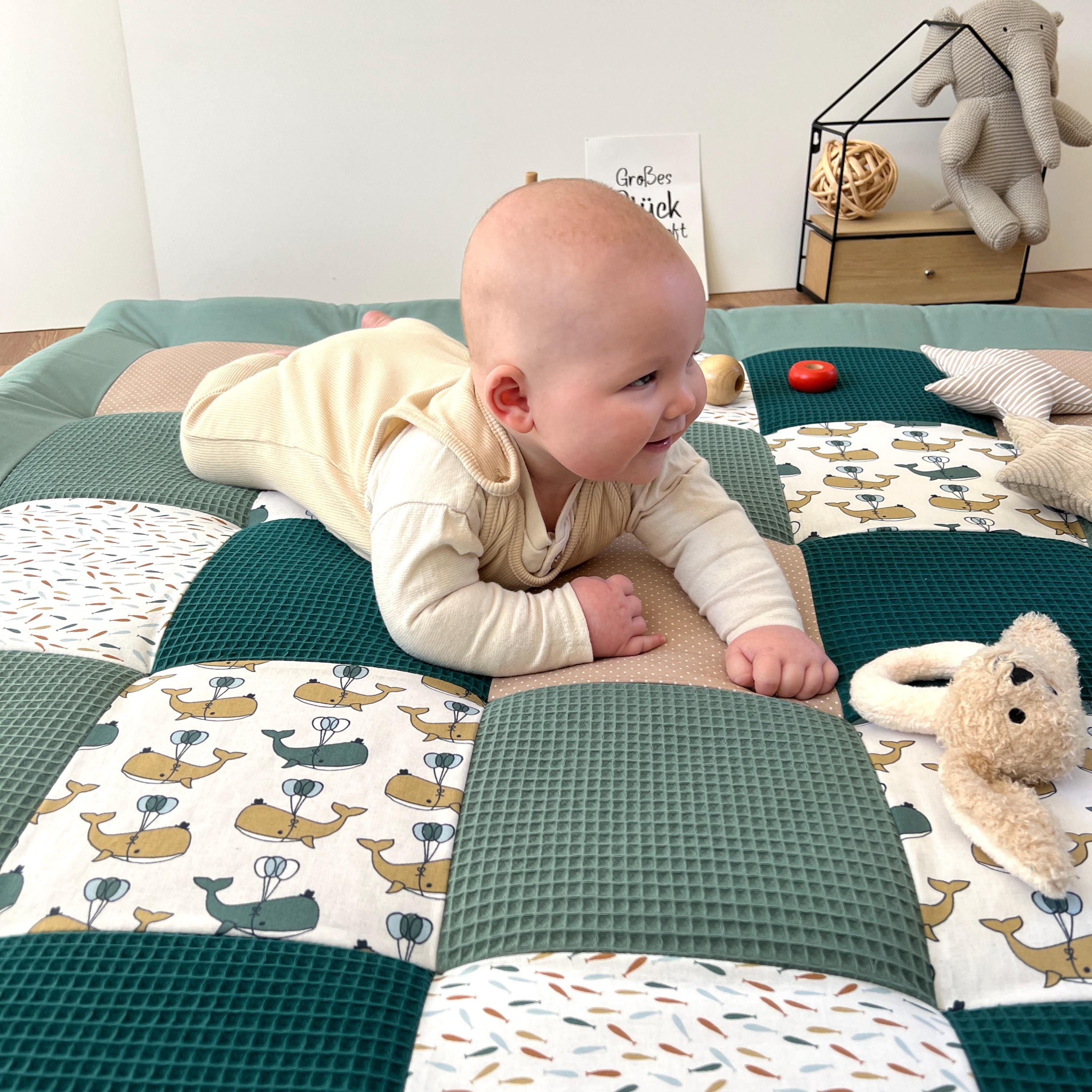 Maritimer baby quilt
