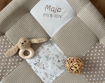 Patchwork baby blanket * crawling blanket * baby playmat