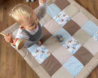 Baby playmat * nursery rug * crawling mat * Patchwork blanket