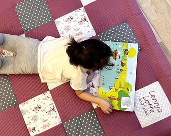 Baby playmat * nursery rug * crawling mat * Patchwork blanket