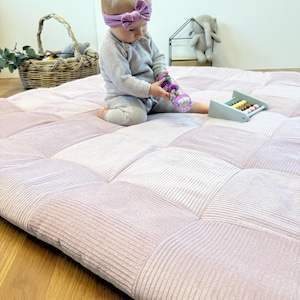 Patchwork baby blanket * crawling blanket * baby playmat