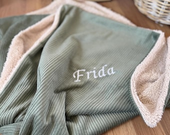 Personalized baby blanket * Baby blanket, puck blanket, baby carriage blanket