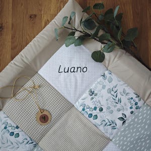 Patchwork baby blanket * crawling blanket * baby playmat