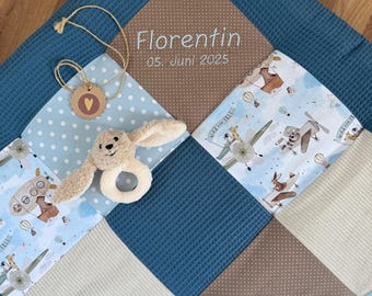Patchwork baby blanket * crawling blanket * baby playmat