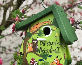 Vogelhaus | Kindergartenabschied, personalisiertes Abschiedsgeschenk Erzieherin, Abschiedsgeschenk Kindergarten