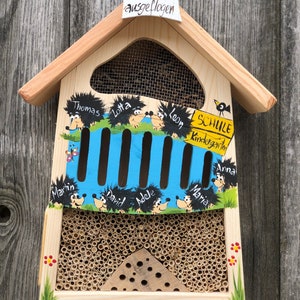 Farewell gift for kindergarten | Farewell kindergarten, , farewell gift for kindergarten, weatherproof, with the children&#39;s names in hedgehogs
