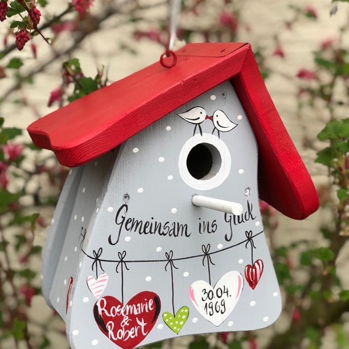 Birdhouse Wedding Wedding Gift Bird Villa Money Packaging Etsy