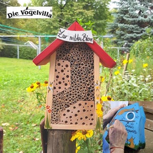 Bee hotel birthday gift | personalized gift | weatherproof | wall-mounted | designed according to your wishes