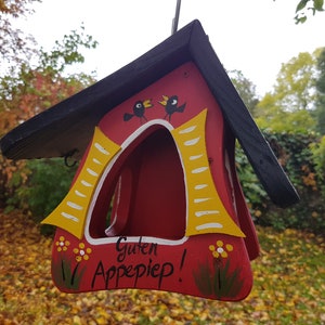 Birdhouse | Bird Feeder Bird Villa - &quot;Good morning&quot; Birthday Wedding Housewarming Gift, Personalizable