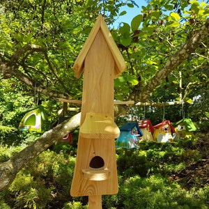 Birdhouse | Feeder Birdvilla Feeding tower &quot;Nature&quot; Birthday Wedding Housewarming, Gift, Birdvilla, customizable
