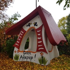 Birdhouse | Bird Feeder Bird Villa - &quot;Good morning&quot; Birthday Wedding Housewarming Gift, Personalizable