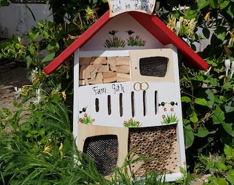Regalo de boda, regalo para los novios, regalo de boda, casa de insectos, personalizado