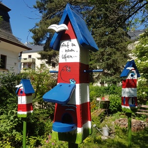Farewell gift for kindergarten - birdhouse, bird villa personalized with children&#39;s names | weatherproof colors