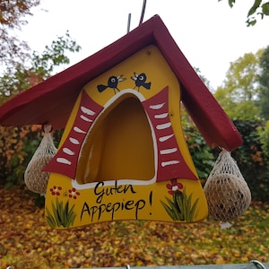 Birdhouse | Bird Feeder Bird Villa - &quot;Good morning&quot; Birthday Wedding Housewarming Gift, Personalizable