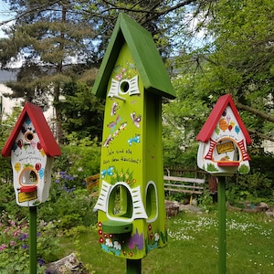 Birdhouse | Bird Villa |  | Nest box | Feed house | weatherproof color | personalized | according to your wishes