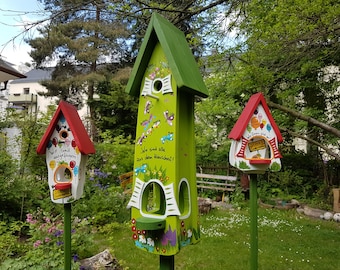 Birdhouse | Bird villa | | Nesting box | Feeder | Weatherproof paint | Personalized | According to your wishes