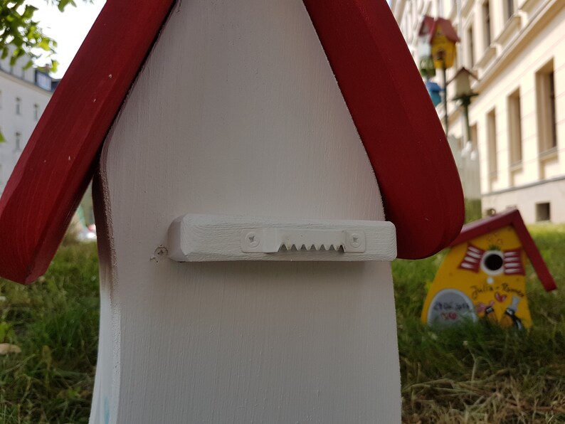 Vogelhaus Hochzeitsgeschenk, Hochzeit Nistkasten Zur Hochzeit, Wandmontage, wetterfest personalisiert Bild 3