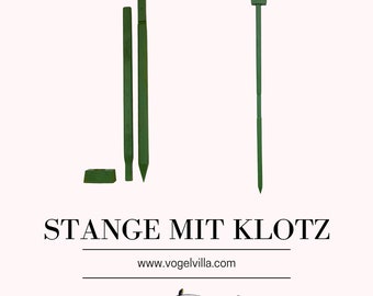 Stange mit Klotz kurz (1,40m)