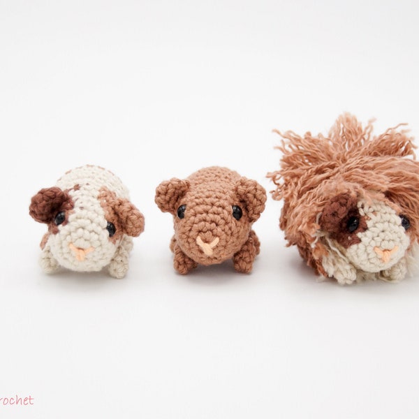 Häkelanleitung für Amigurumi Mini-Meerschweinchen