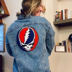 Hand painted Grateful Dead Jean Jacket