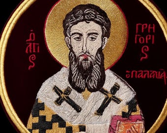 Saint Gregory Palamas – Orthodox Church Chalice Cover (19 cm / 21 cm)