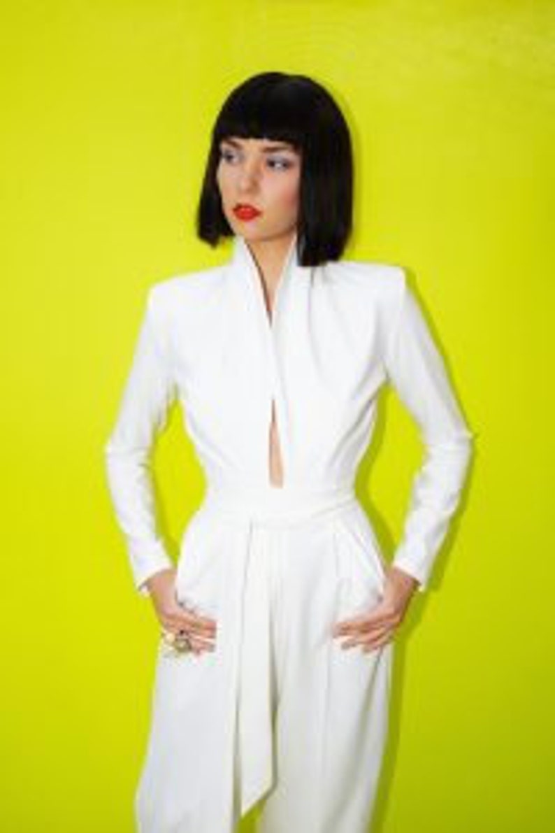 etsy white jumpsuit