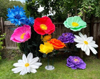 Custom Flower Arrangements  Handmade giant flowers for Events Wedding Home decor Birthday party