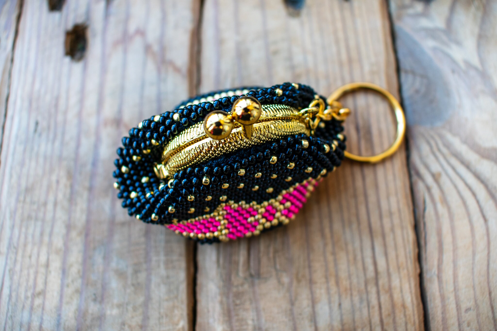 Coin holder keychain Mini pouch Small pouch for coins with Etsy