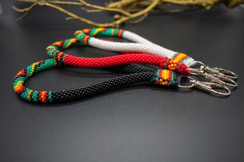 Native keychain Native american beaded lanyards Beaded Etsy