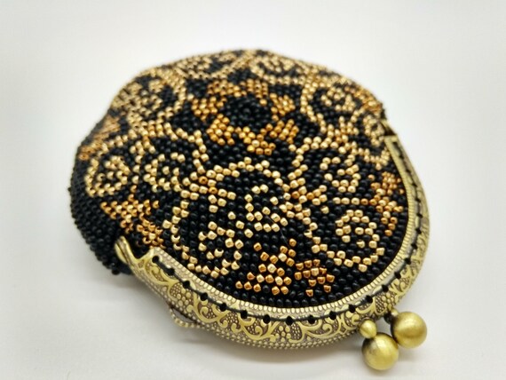 beaded crochet coin purse pattern