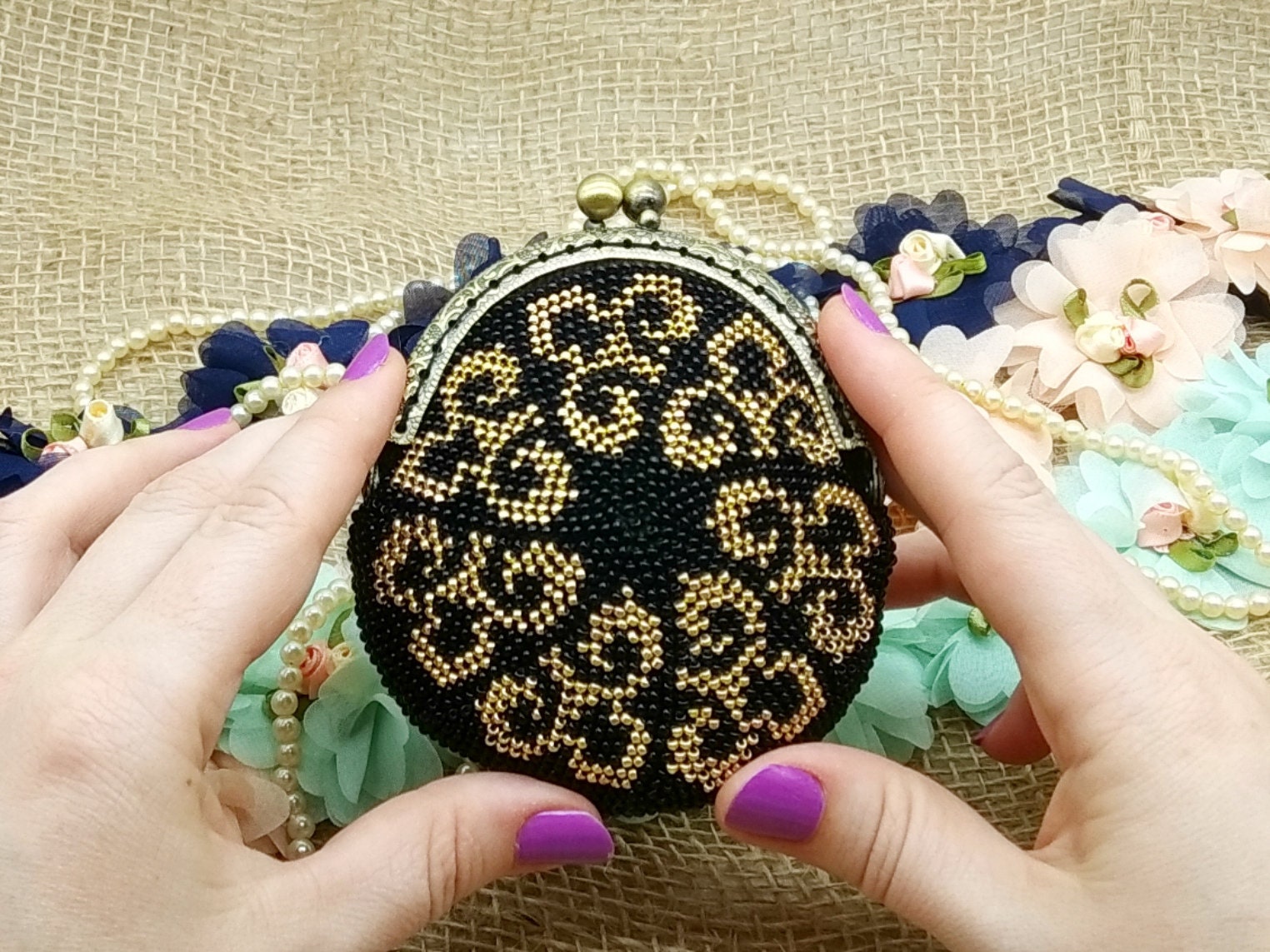 seed bead purse patterns free