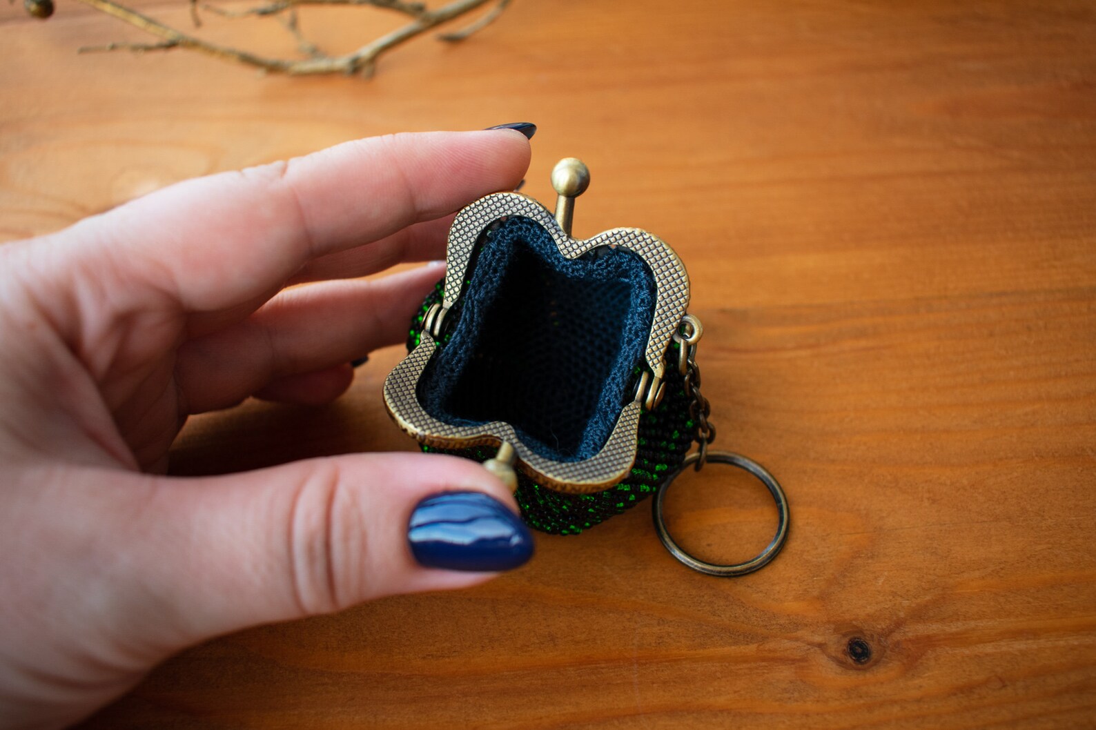 Keychain purse Key pouch Key wallet Keychain money holder Etsy