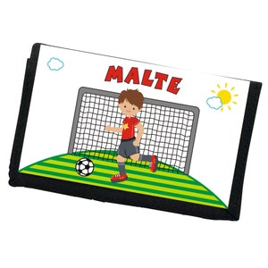 Kinder Geldbörse (864) FUßBALL Name Geldbeutel