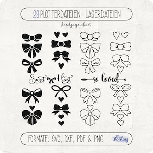 MissRompy | Strikjes (381) | Downloaden | Plotterbestand SVG PNG PDF DXF EPS Handgetekende clipart Vinyl harten Lijntekening Snijvector Plotter