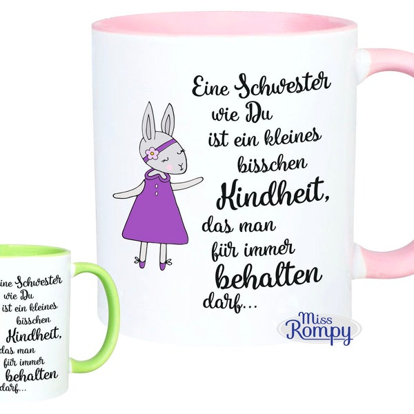 Tasse (705) Schwester Schwesterherz Lieblingsschwester