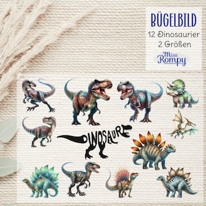 Peut inclure: 12 patchs thermocollants représentant différents dinosaures en deux tailles. Les patchs incluent un Tyrannosaurus Rex, un Tricératops, un Stégosaure et plus encore. Les patchs sont parfaits pour ajouter une touche amusante et unique aux vêtements, sacs et autres accessoires.