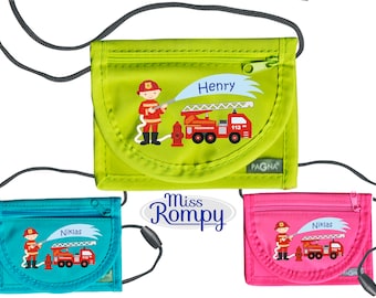 MissRompy | Breast bag fire brigade (834) with name and safety clasp shoulder bag breast bag viewing window