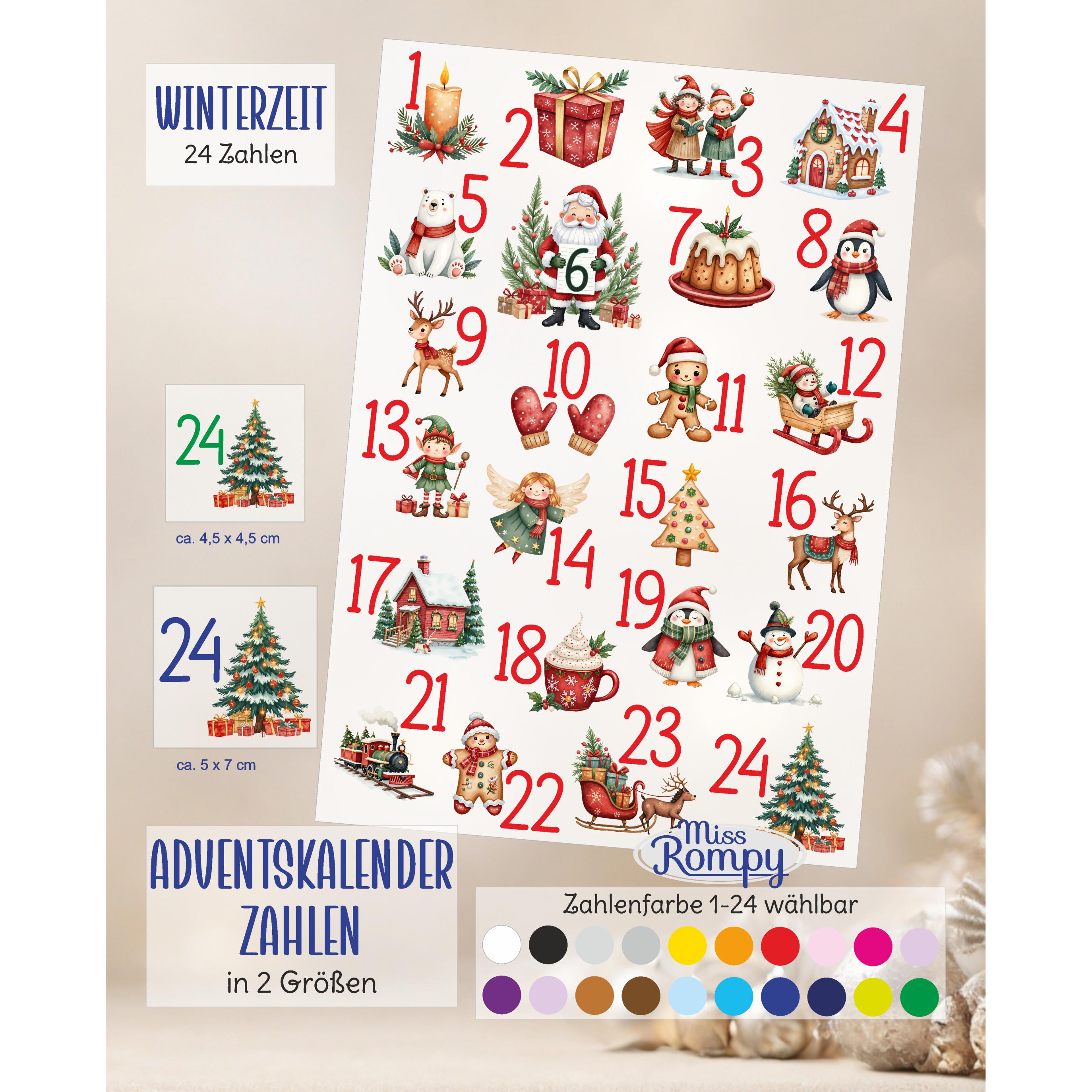 Missrompy | Wintertime, (912), Advent Calendar Numbers 1-24