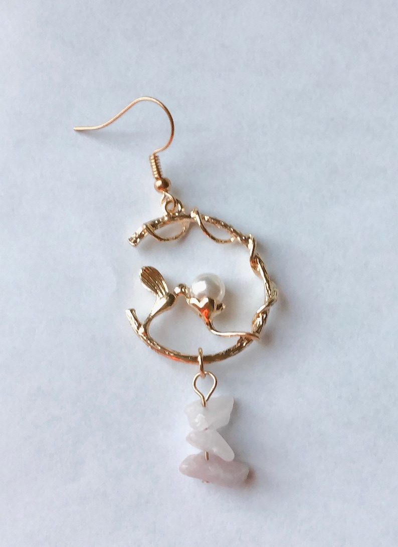Holiday, Gift Bird pearl Earring