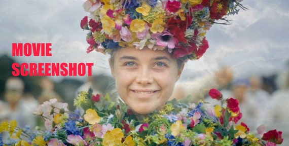 Midsommar Movie Florence Pugh Flower Dress Pugh Poster Print | 13 X 19 |  Art Artwork - Etsy