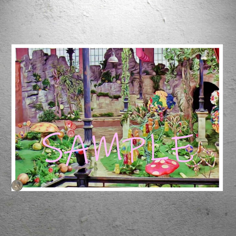 Willy Wonka Chocolate Room Scene Chocolate River Art Etsy Israel