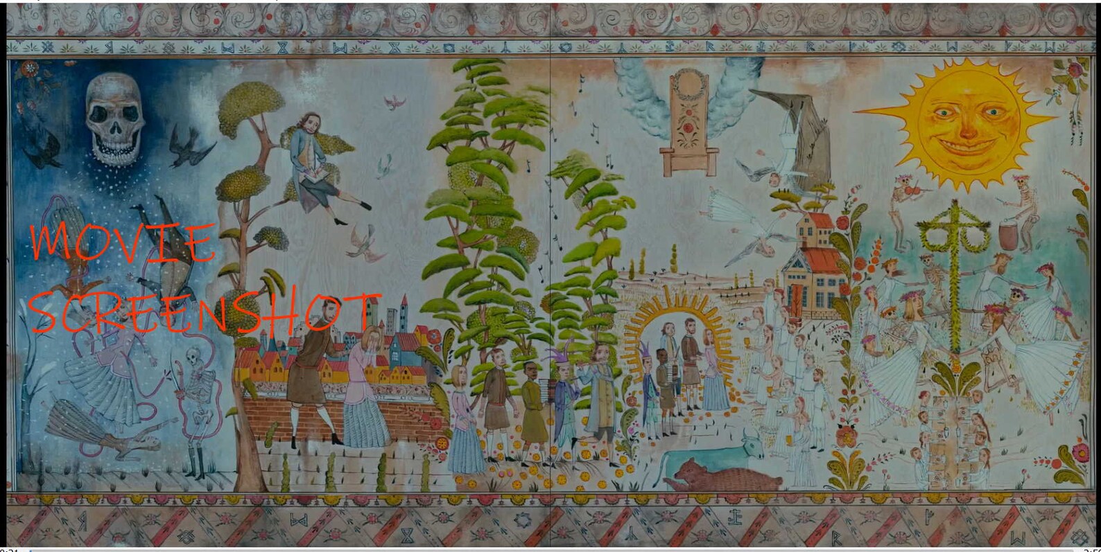 Midsommar Movie Framed Opening Scene Mural Poster Print Etsy