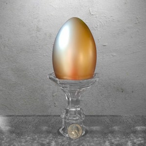 Willy Wonka Golden Egg Replica Prop on Short Glass Stand Veruca Salt Easter Egg Free Shipping Etsy Ireland