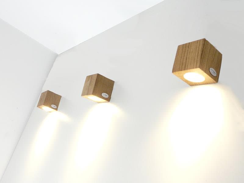Wall light wooden lamp beech Miny Spot Led wall lamp