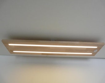 Ceiling lamp beech 54 cm 80 cm 100 cm 120 cm 160 cm