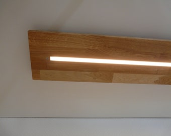 Deckenleuchte Eiche geölt LED 80 cm 1200 Lumen