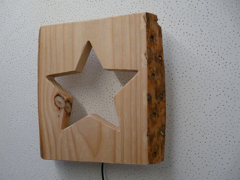 Wall lamp Stern Holz incl. Led lighting image 2