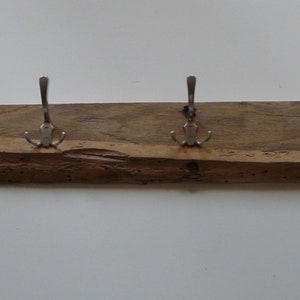 Wardrobe antique beam 5 hooks wood oak image 1